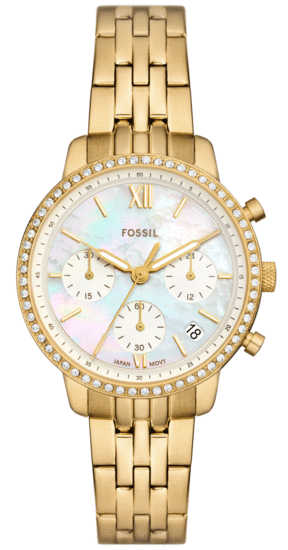 Fossil Neutra Chronograph Gold-Tone Stainless Steel Watch ES5358