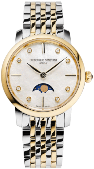 FREDERIQUE CONSTANT Slimline Ladies Moonphase Quartz 206MPWD1S3B