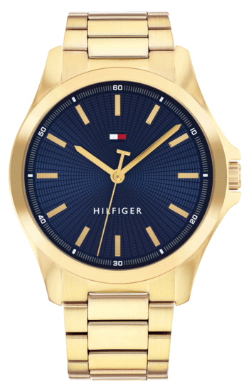 Tommy Hilfiger Bruce Gold-Plated Stainless Steel Watch 1710679