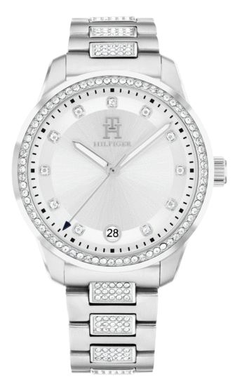 Tommy Hilfiger Stainless Steel Crystal-Embellished Watch 1782757