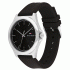 Tommy Hilfiger Stainless Steel Black Silicone Strap Watch 1710617